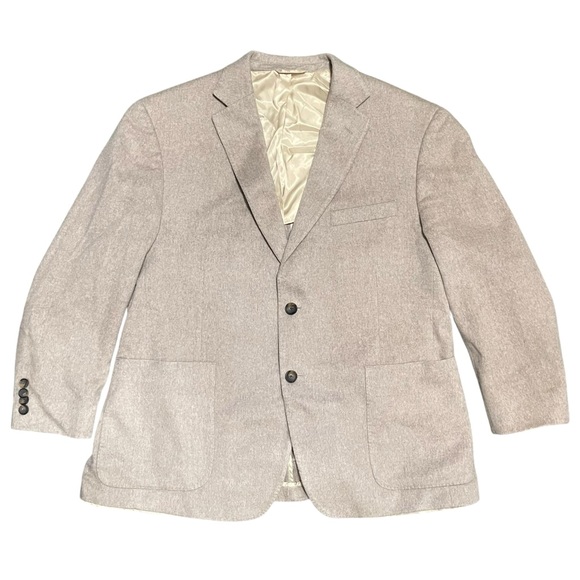 Manifattura Tessile Risaliti for‎ Bloomingdales 100% Cashmere Winford Blazer 44R